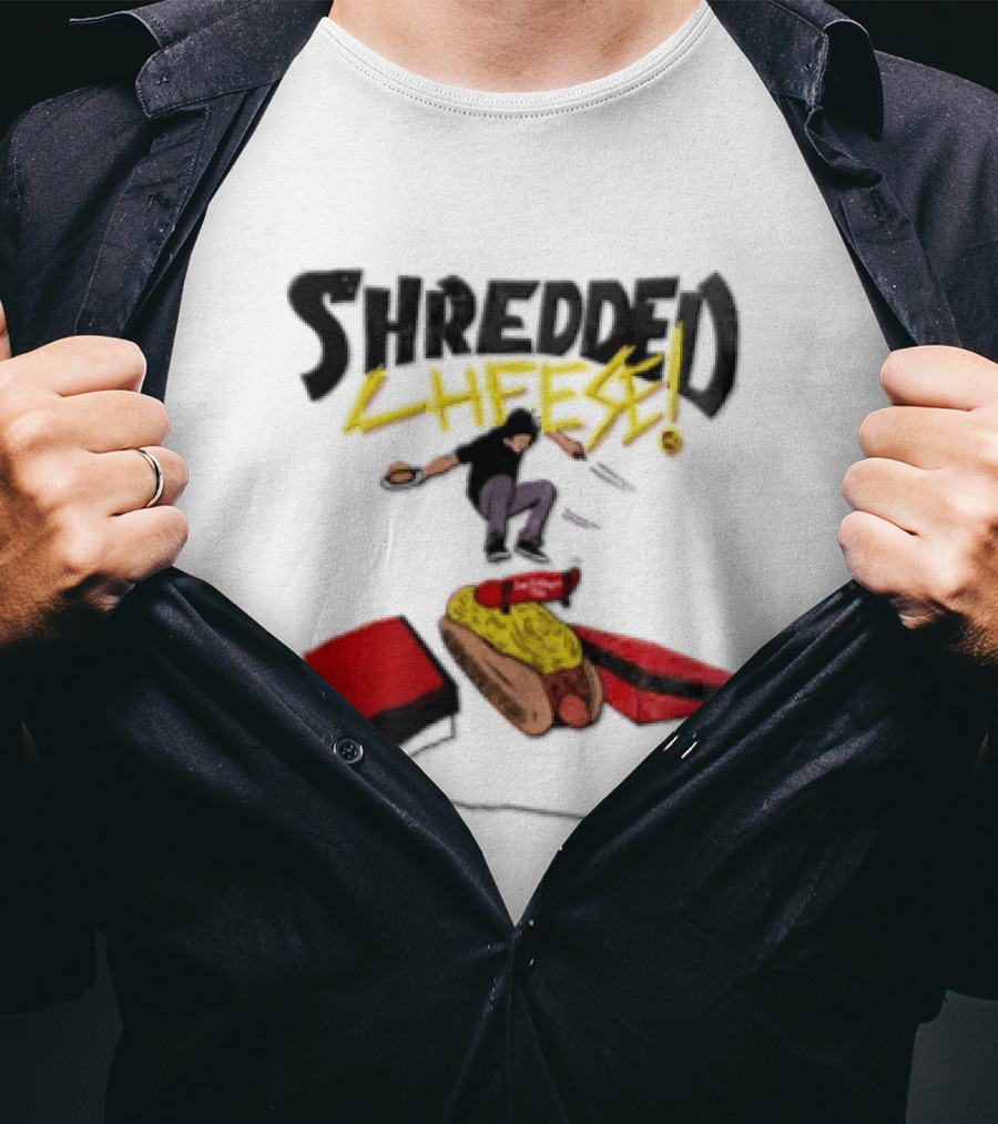 Shredded Cheese Chili Skateboard Camp Washington T-Shirt