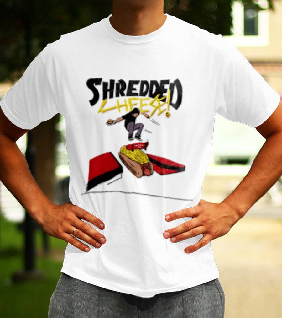 Shredded Cheese Chili Skateboard Camp Washington T-Shirt