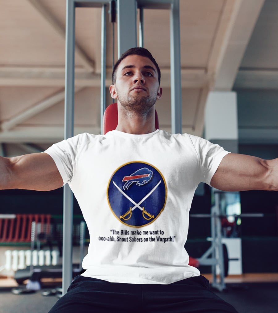 Buffalo Bills Sabers Warpath Shout Ooo Ahh Swords T-Shirt