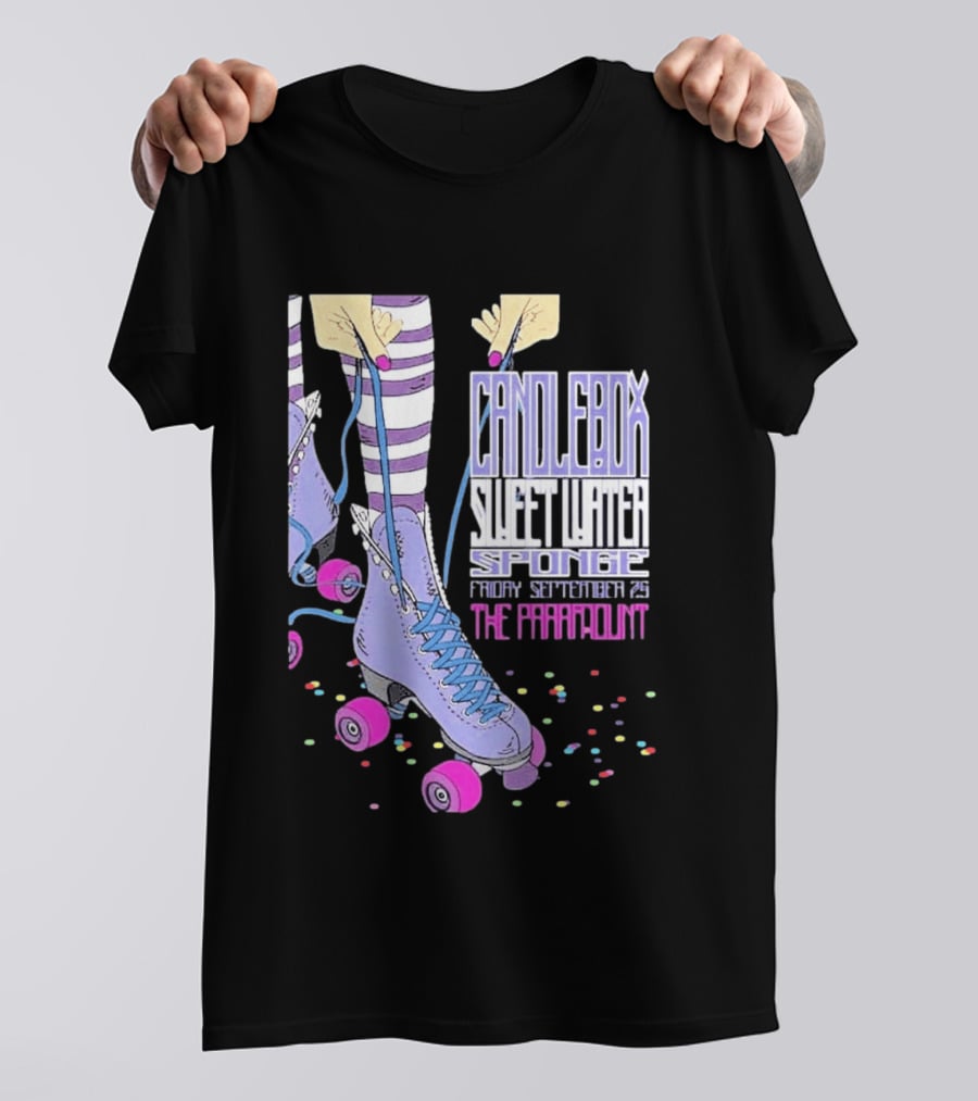 Candlebox Sweetwater Sponge September 26 2026 The Paramount Roller Skates Event T-Shirt