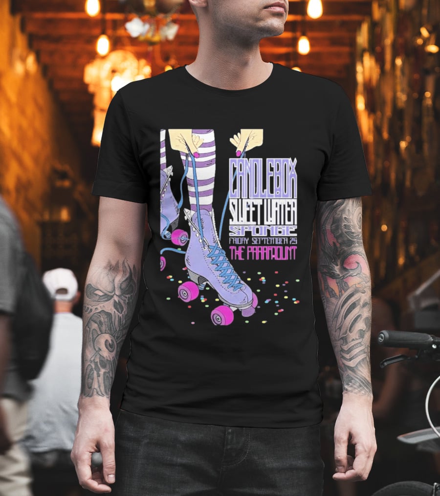 Candlebox Sweetwater Sponge September 26 2026 The Paramount Roller Skates Event T-Shirt