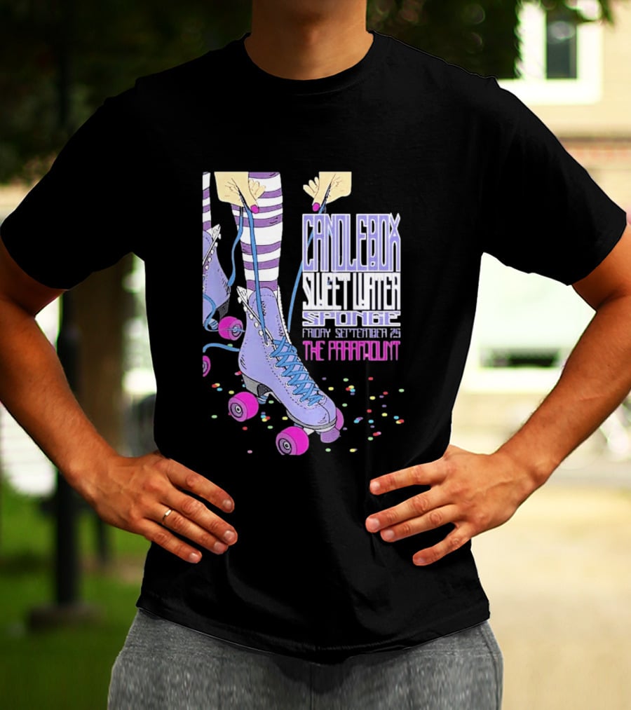 Candlebox Sweetwater Sponge September 26 2026 The Paramount Roller Skates Event T-Shirt