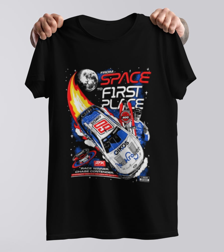 Space To First Place Daytona RFK Racing 2023 NASCAR Win T-Shirt