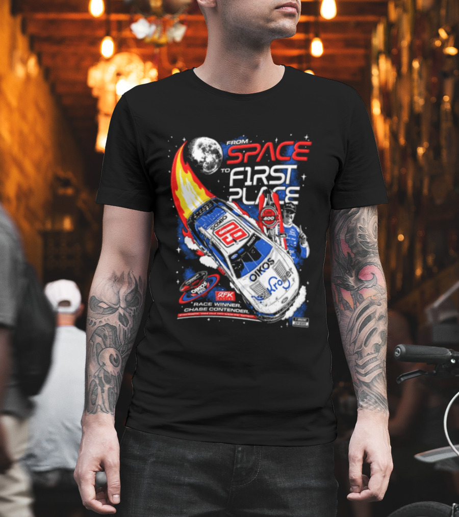 Space To First Place Daytona RFK Racing 2023 NASCAR Win T-Shirt