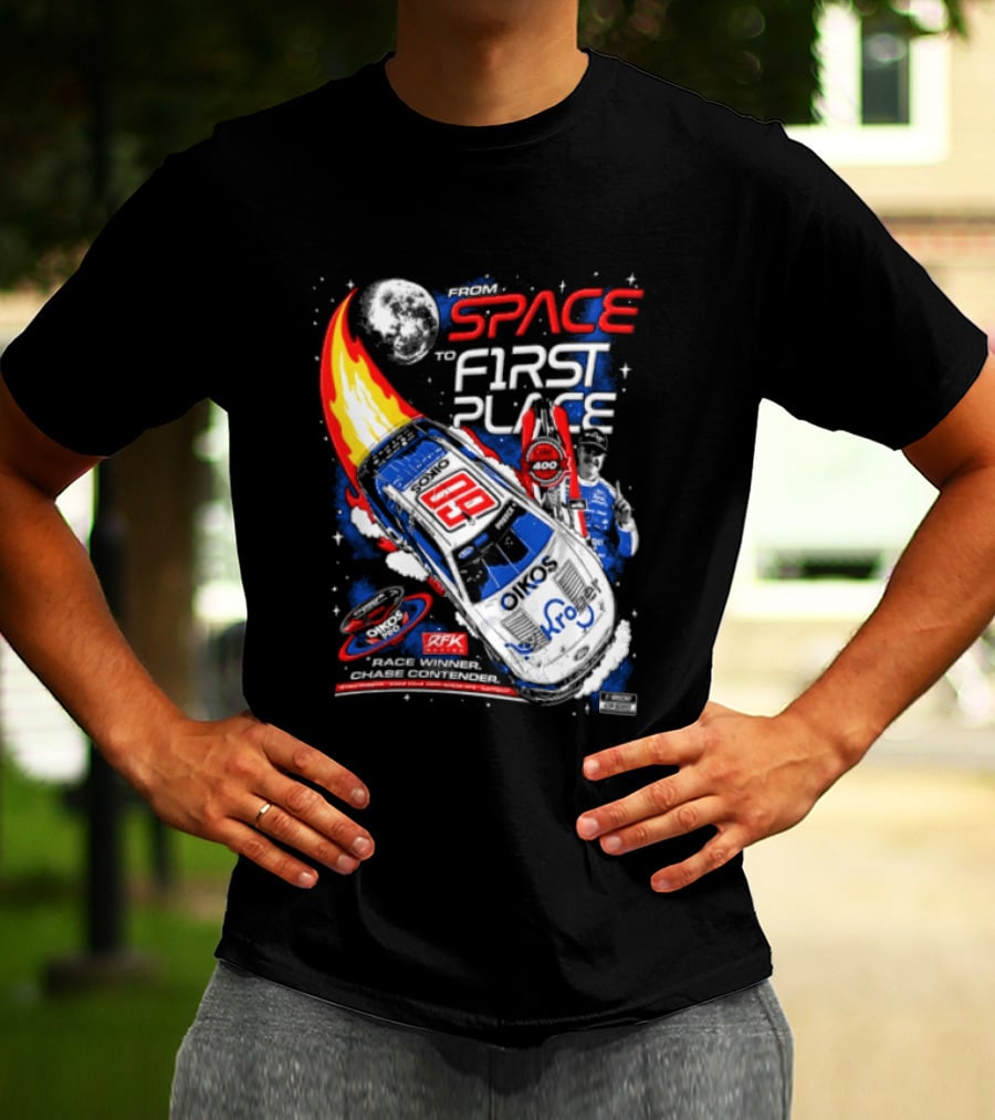 Space To First Place Daytona RFK Racing 2023 NASCAR Win T-Shirt