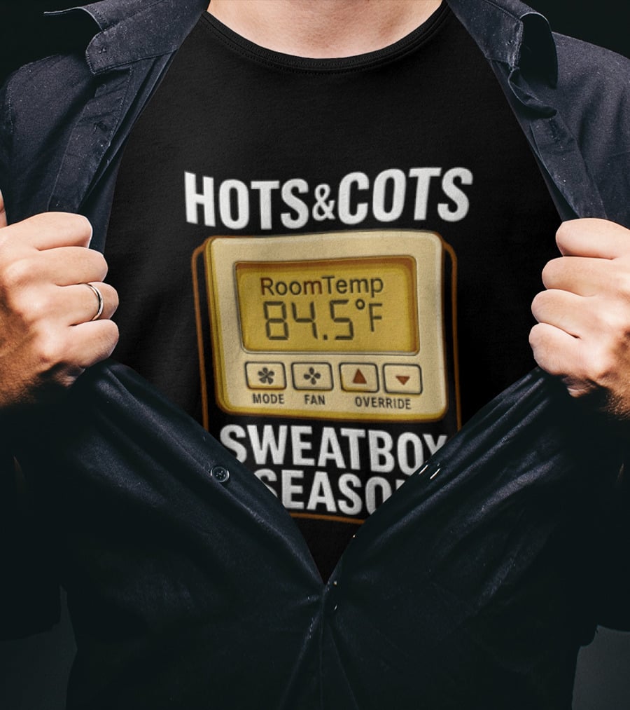 Hots And Cots Sweatbox Season Room Temp 84.5°F T-Shirt