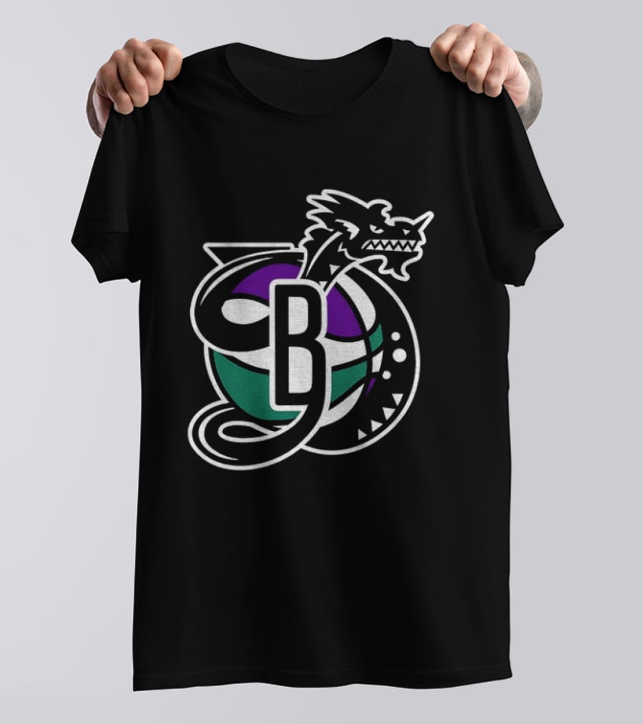 Swamp Dragons Basketball Team Emblem With Dragon And Ball T-Shirt