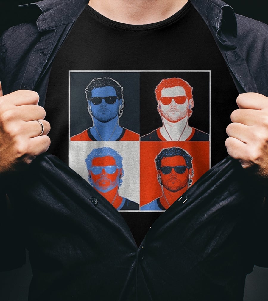 Jarrett Stidham Pop Art Denver Broncos Football Player T-Shirt