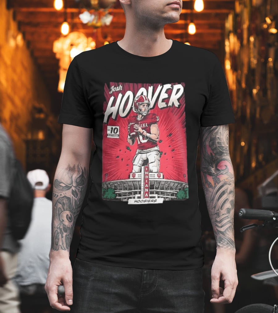 Josh Hoover Indiana Hoosiers Football Quarterback No 10 T-Shirt