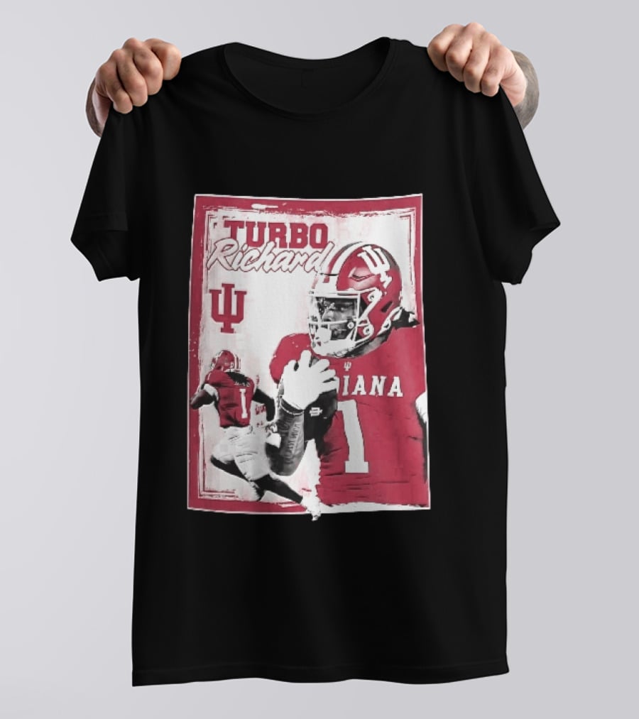 Turbo Richard Indiana Football Player IU Sports Helmets T-Shirt