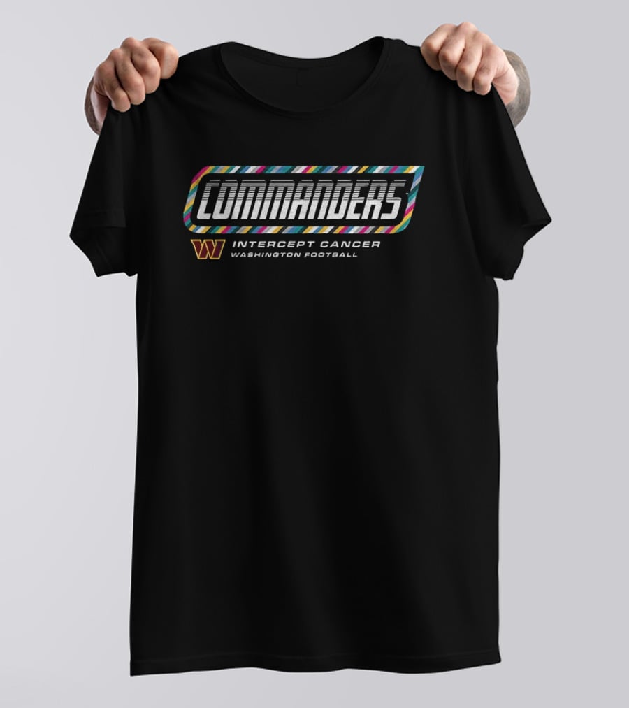 Washington Commanders Intercept Cancer Washington Football 2026 Crucial Catch T-Shirt