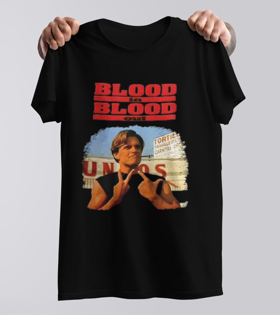 Blood In Blood Out Hand Gesture Tortillas Tamales Carnitas Image T-Shirt