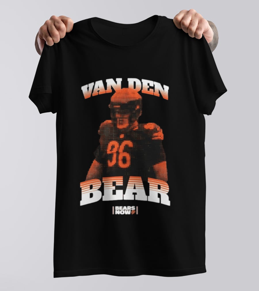 Van Den Bear Chicago Bears 36 T-Shirt