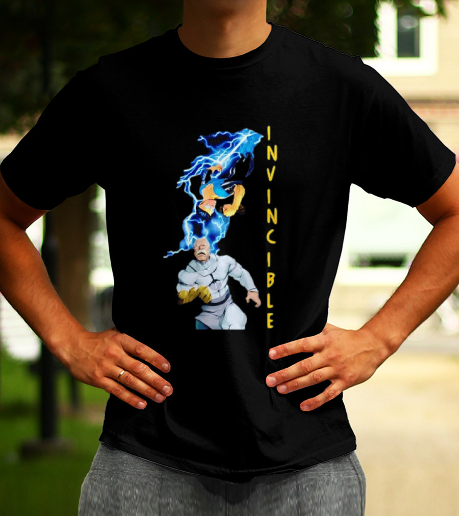 Invincible Vs Conquest Lightning Battle T-Shirt
