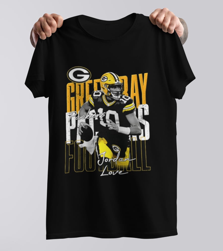 Green Bay Packers Football Jordan Love T-Shirt