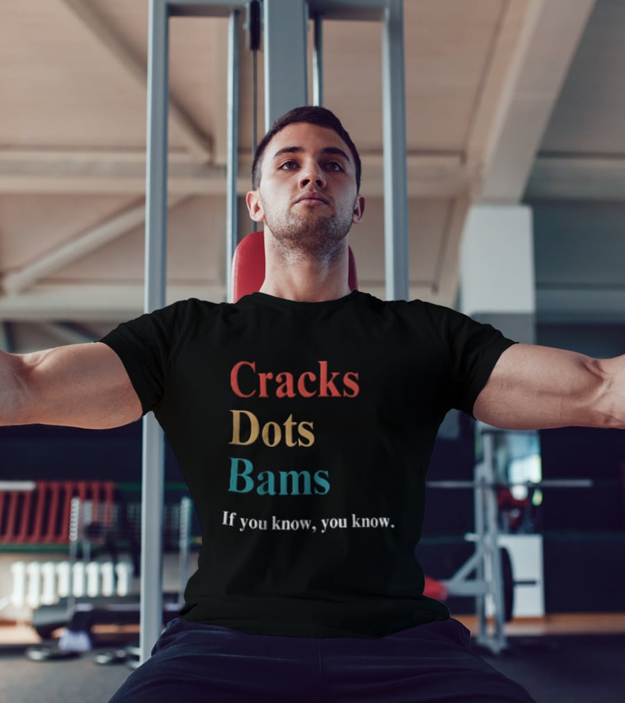 Cracks Dots Bams If You Know You Know Mahjong Tile Set Clever Reference T-Shirt