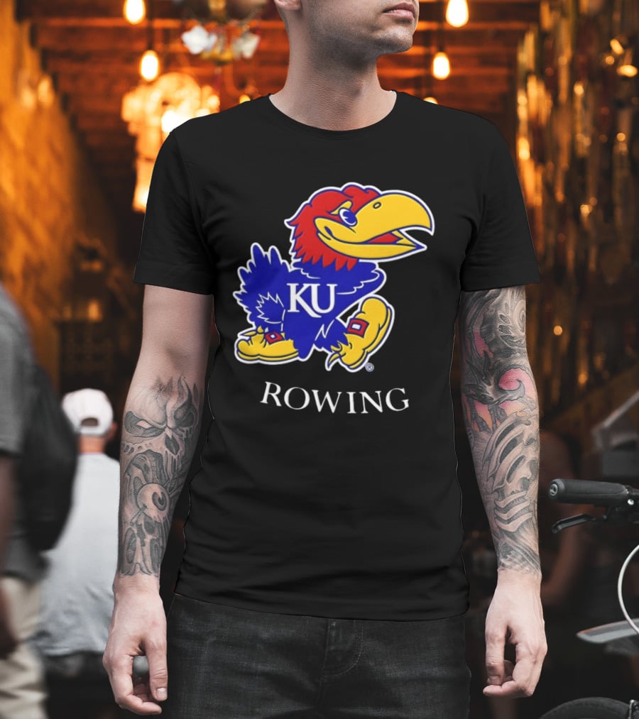 Kansas Jayhawks KU Rowing T-Shirt