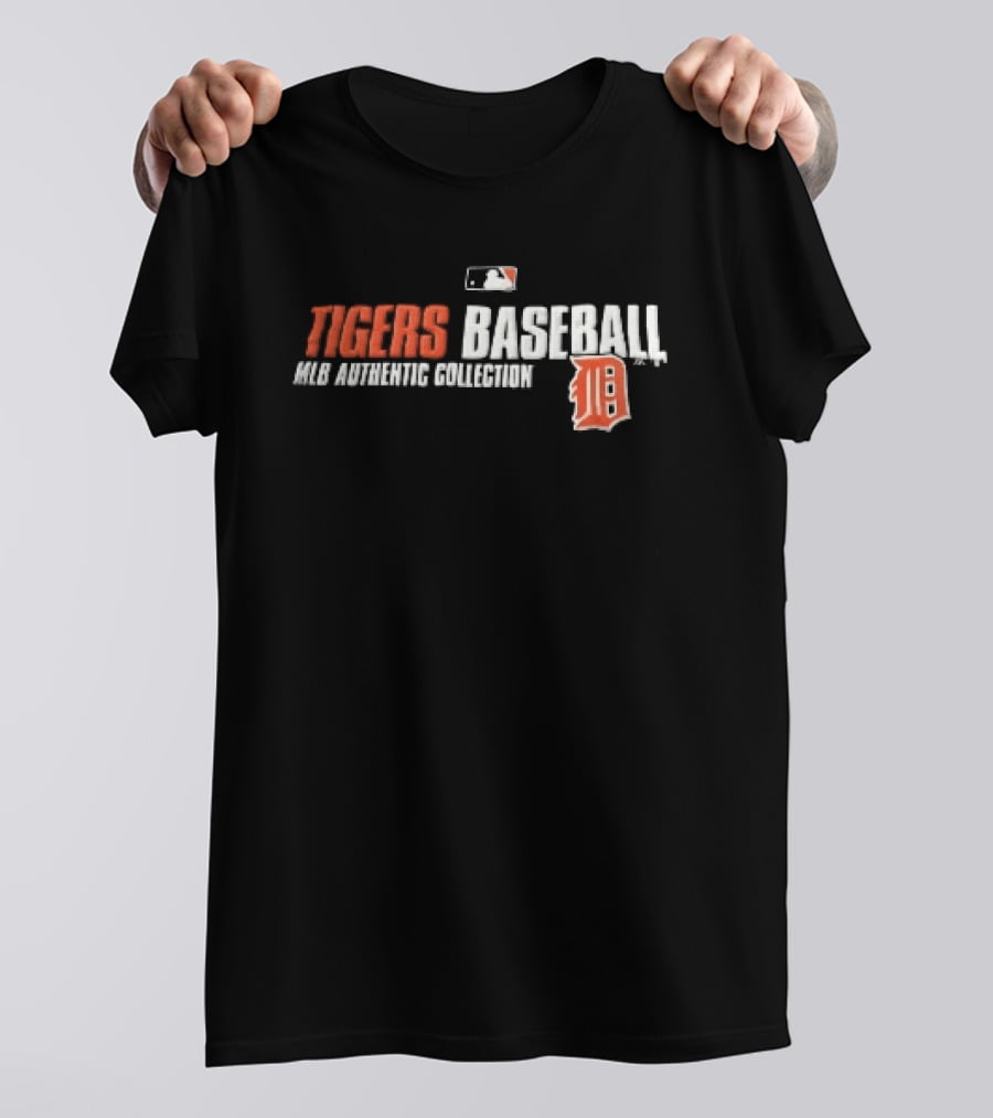 Detroit Tigers MLB Authentic Collection Old English D Baseball T-Shirt