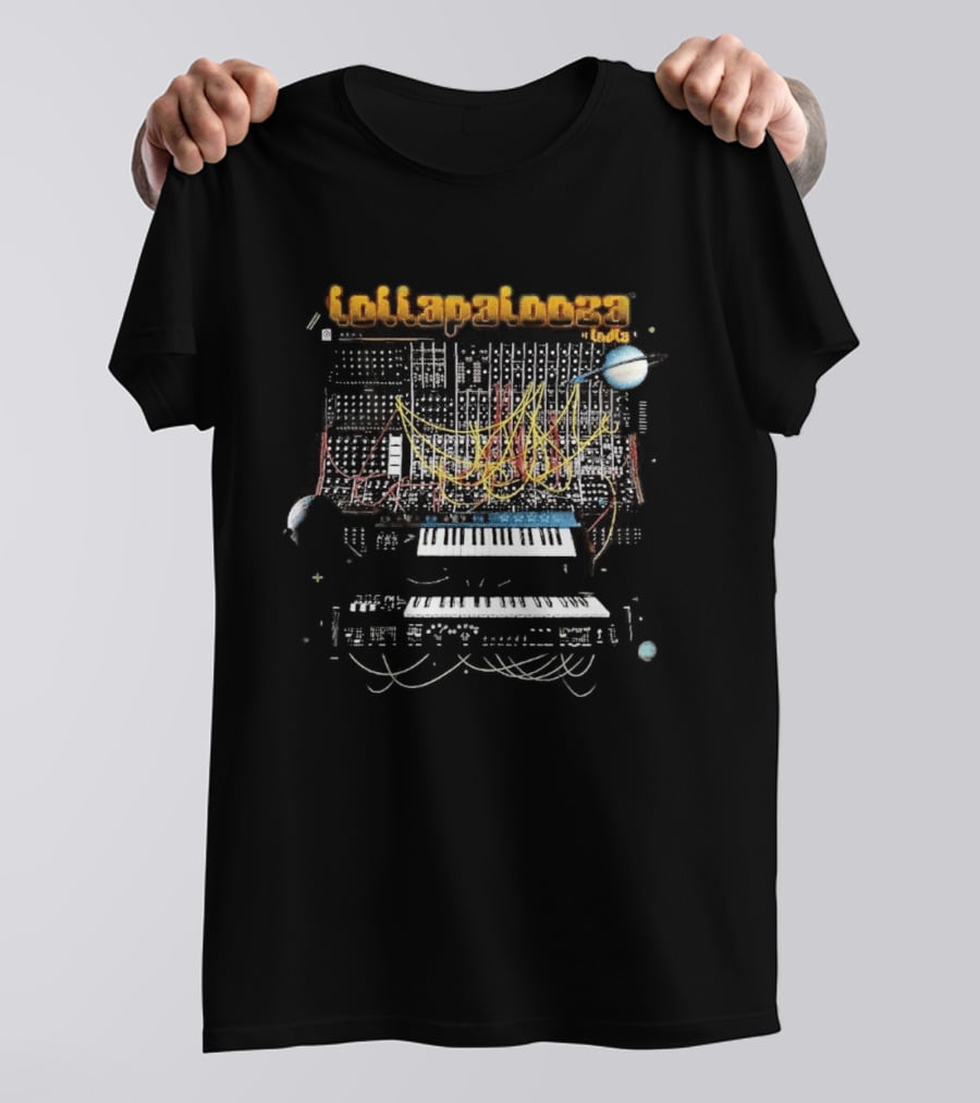 Lollapalooza India 2027 The Original Synth Keyboard Planet T-Shirt