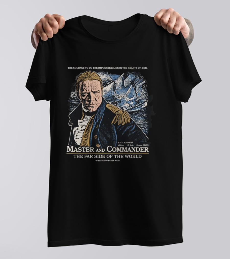 Master And Commander The Far Side Of The World HMS Surprise T-Shirt