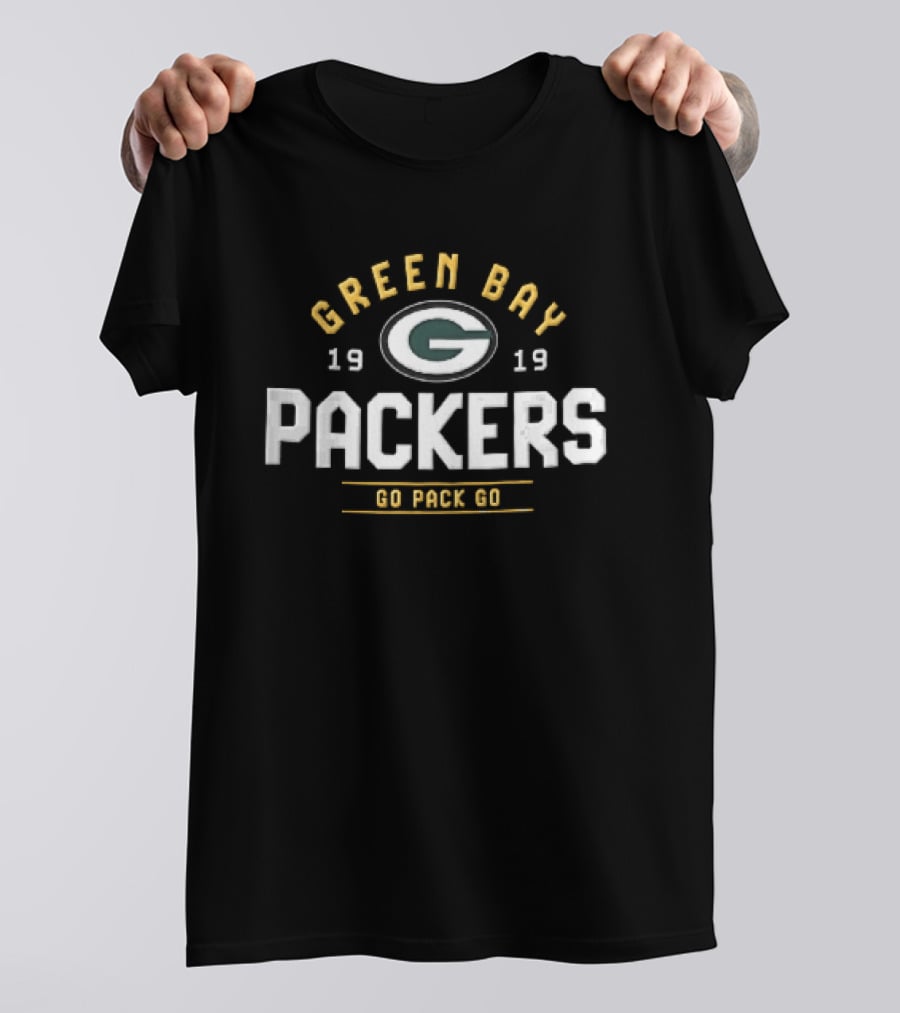 Green Bay Packers 1919 Go Pack Oval G Arch T-Shirt