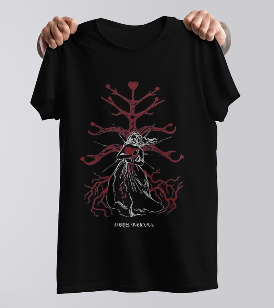 Paris Paloma The Fatal Flaw Heart Tree T-Shirt