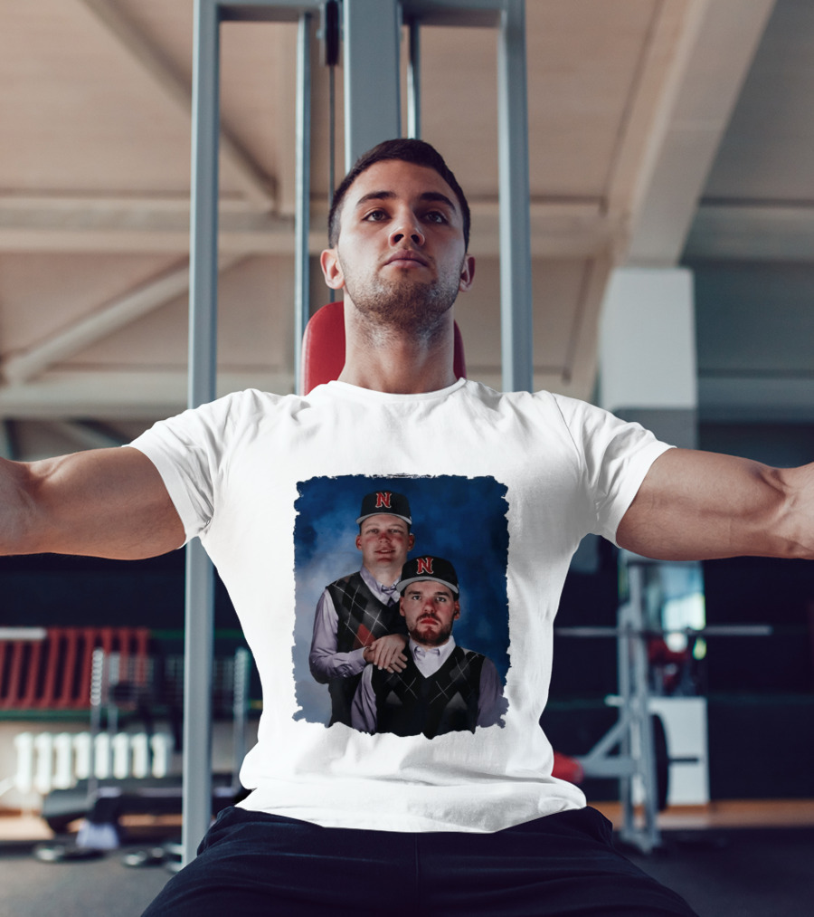 Brock Wilken And Luke Step Brothers N Cap Baseball T-Shirt