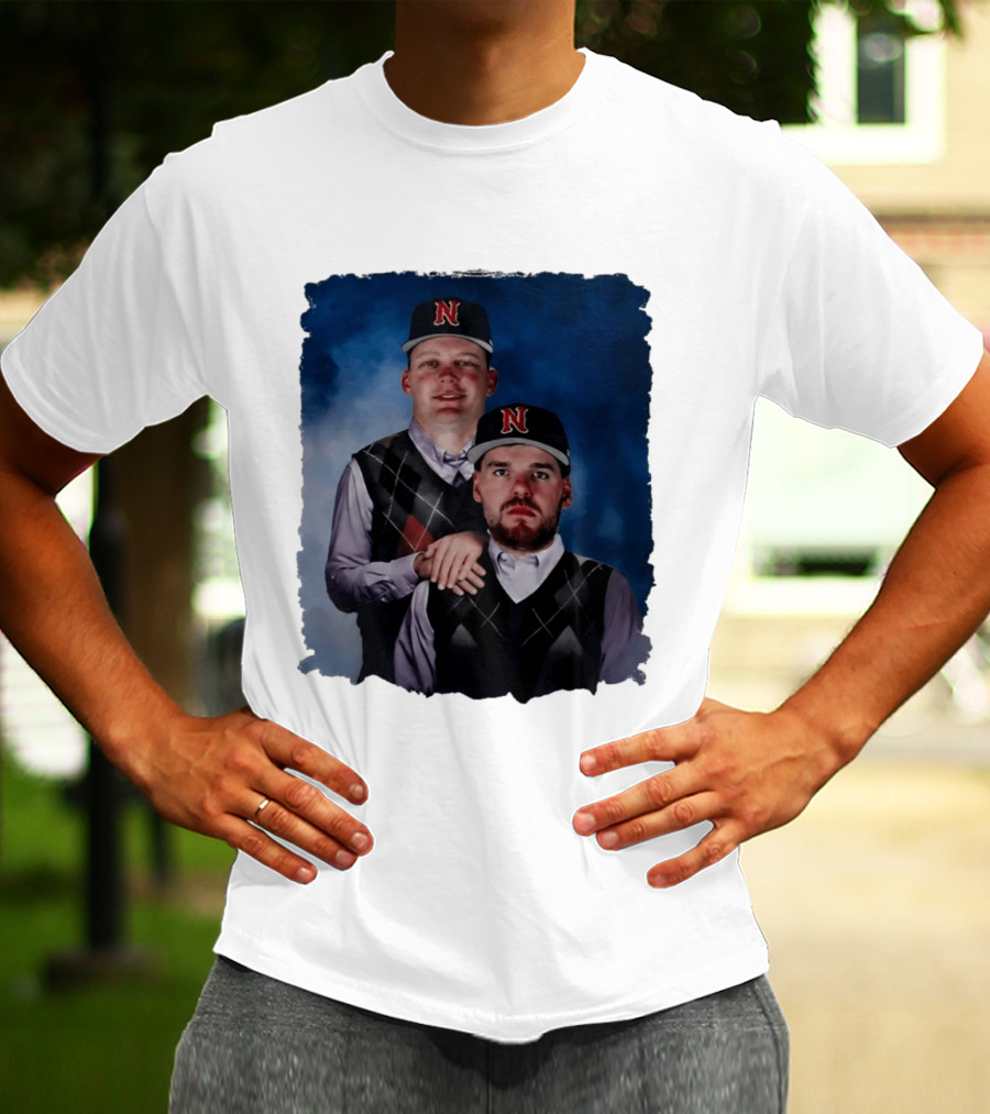 Brock Wilken And Luke Step Brothers N Cap Baseball T-Shirt
