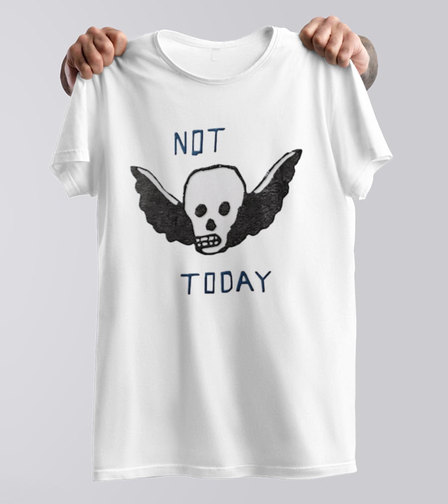 Outer Banks Not Today Skull Winged Graphic Chase Stokes John B T-Shirt