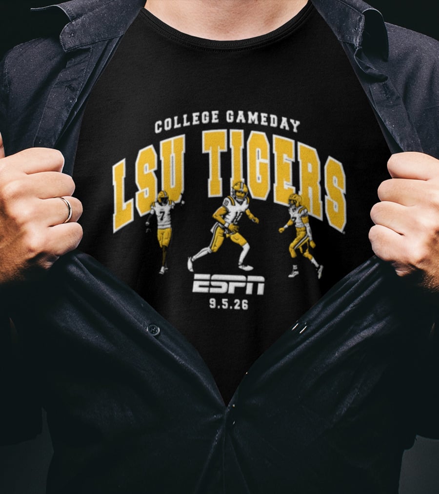 College Gameday LSU Tigers Football ESPN 9.5.26 T-Shirt