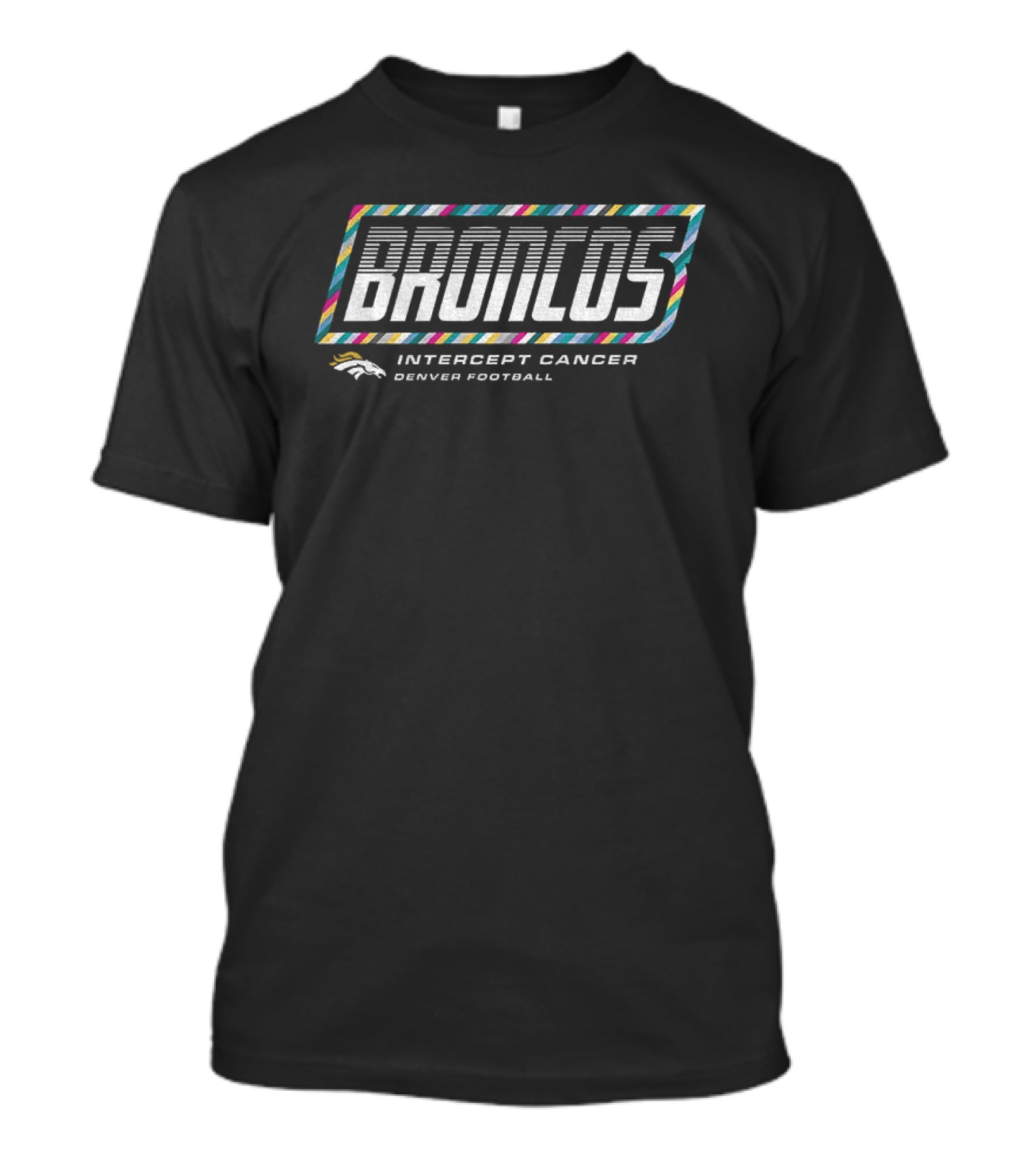 Denver Broncos Intercept Cancer Crucial Catch 2026 Denver Football T-Shirt