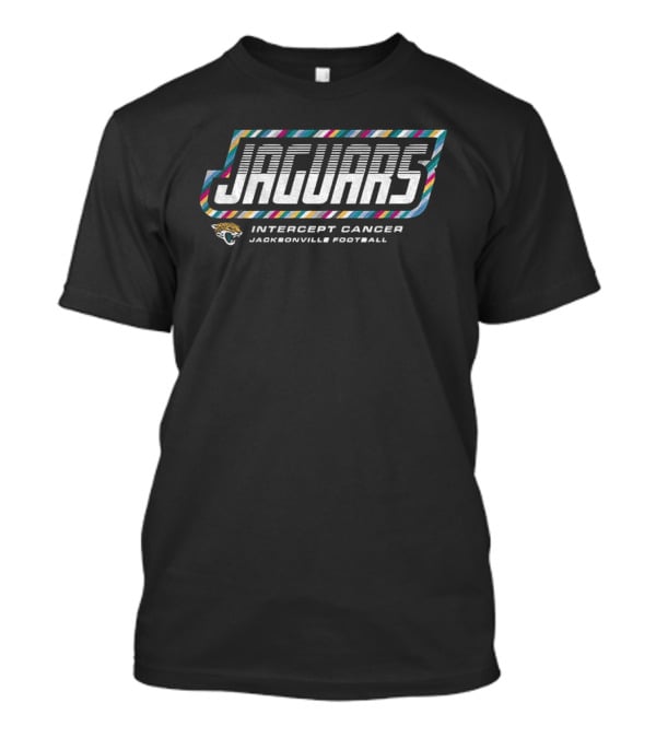 Jacksonville Jaguars 2026 Crucial Catch Intercept Cancer Football T-Shirt