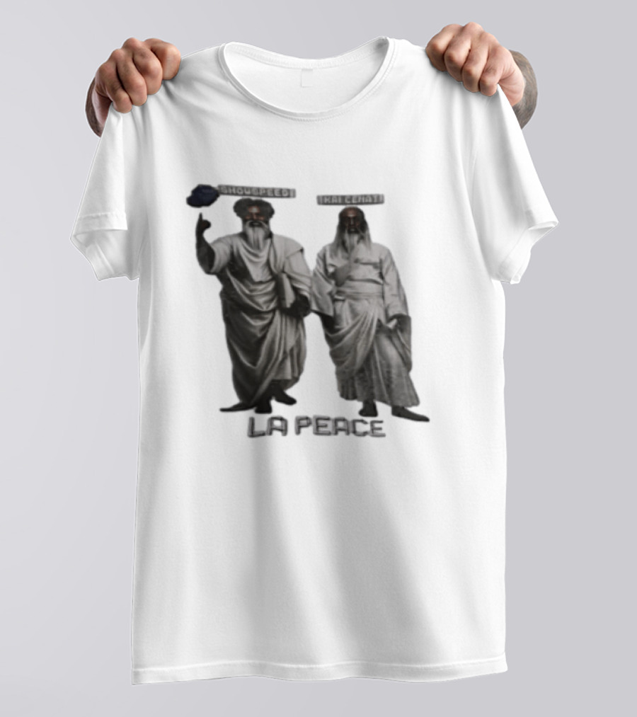 LA Peace Kai Cenat Speed Greek Statue Fashion Vibe T-Shirt