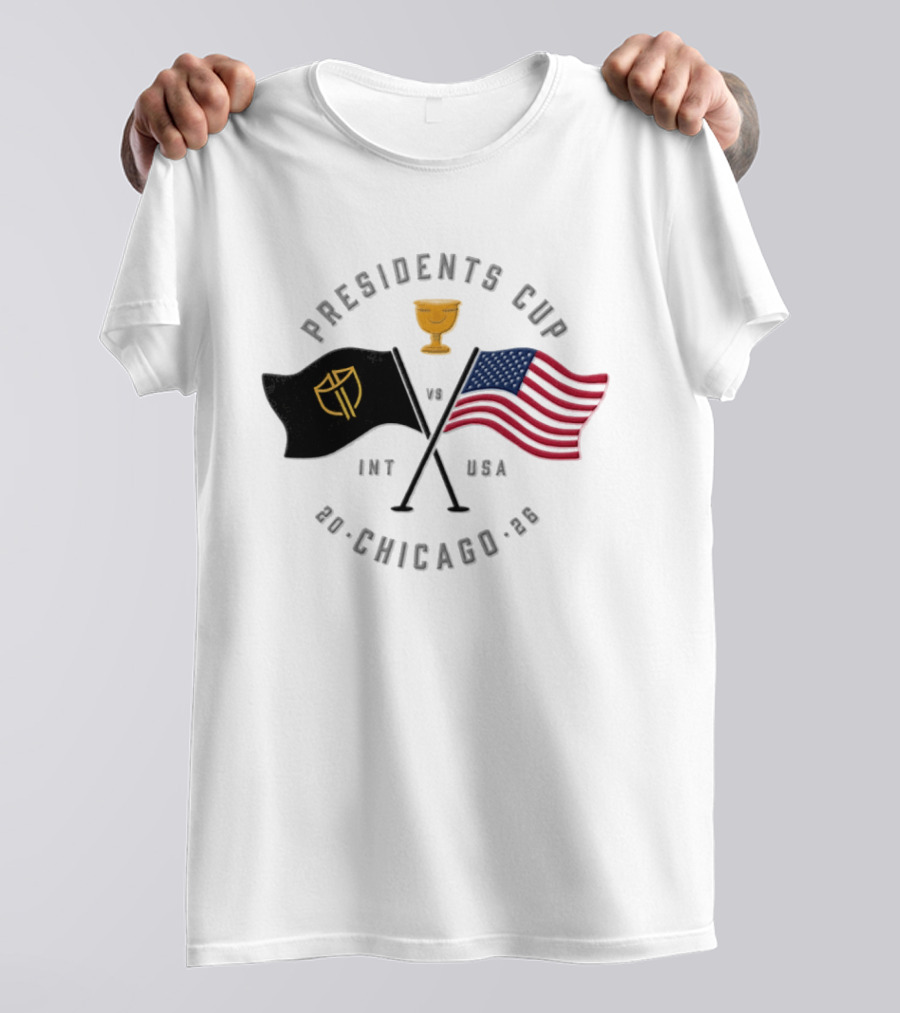 Presidents Cup Int Vs USA Chicago 2026 Golf Tournament T-Shirt