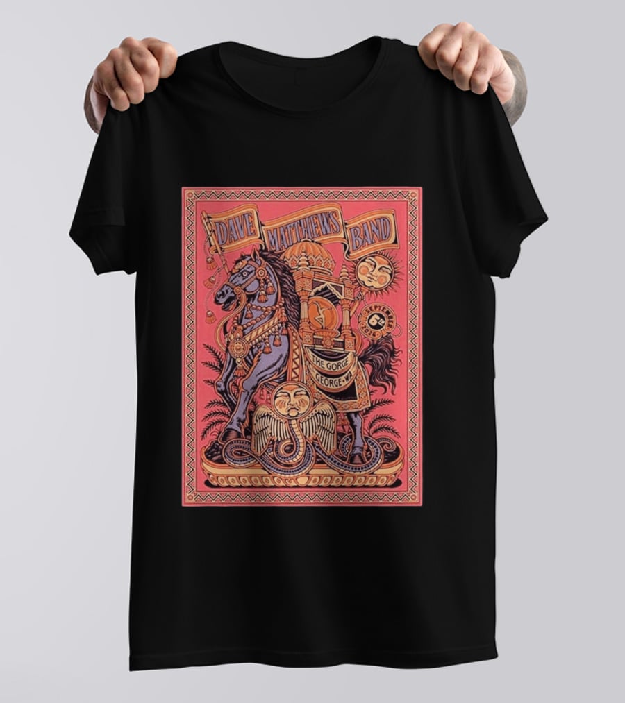 Dave Matthews Band Gorge WA Event September 6 Night 3 At The Gorge George WA T-Shirt