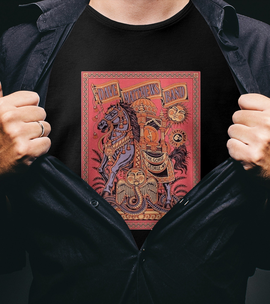 Dave Matthews Band Gorge WA Event September 6 Night 3 At The Gorge George WA T-Shirt