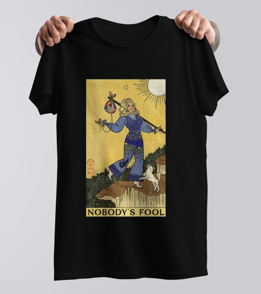 Dolly Parton Nobody's Fool Tarot Card Sun T-Shirt