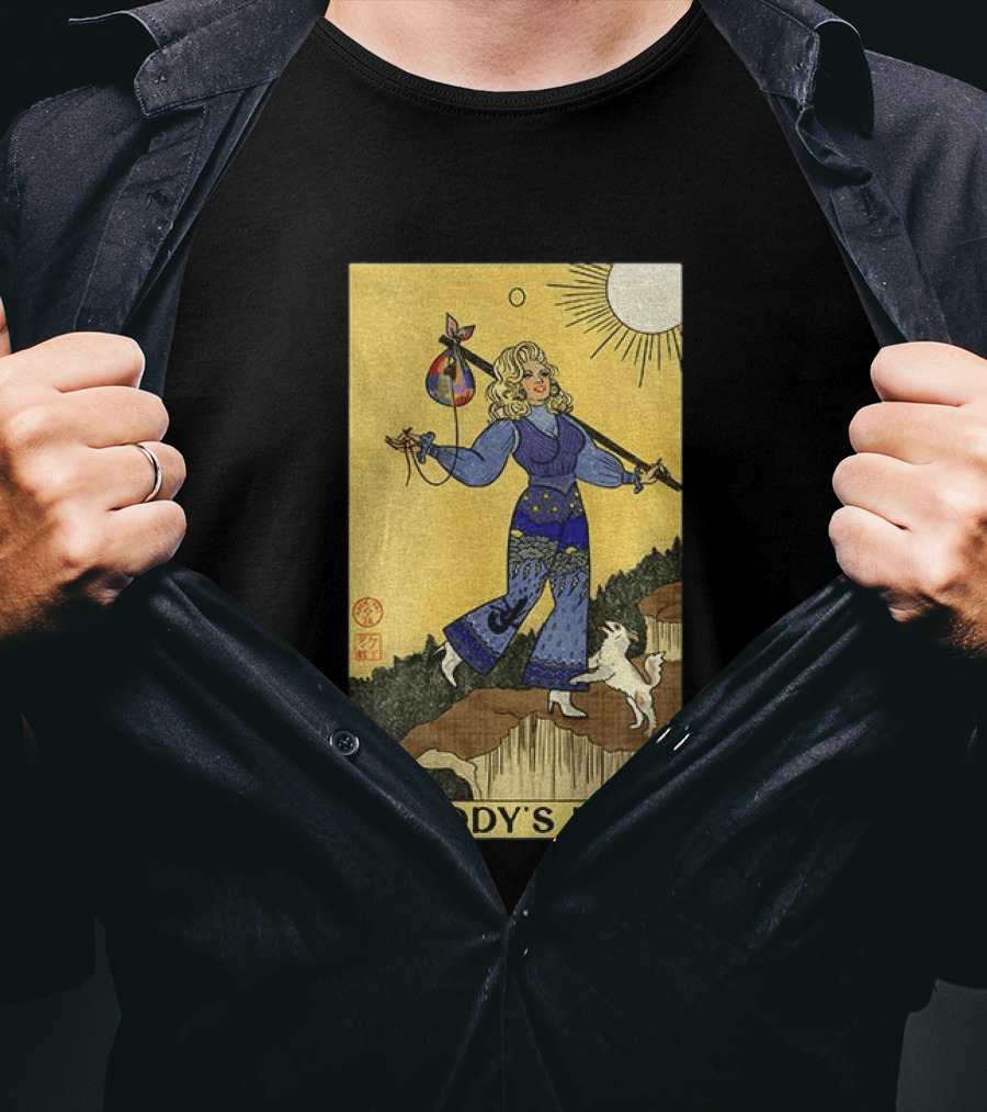 Dolly Parton Nobody's Fool Tarot Card Sun T-Shirt