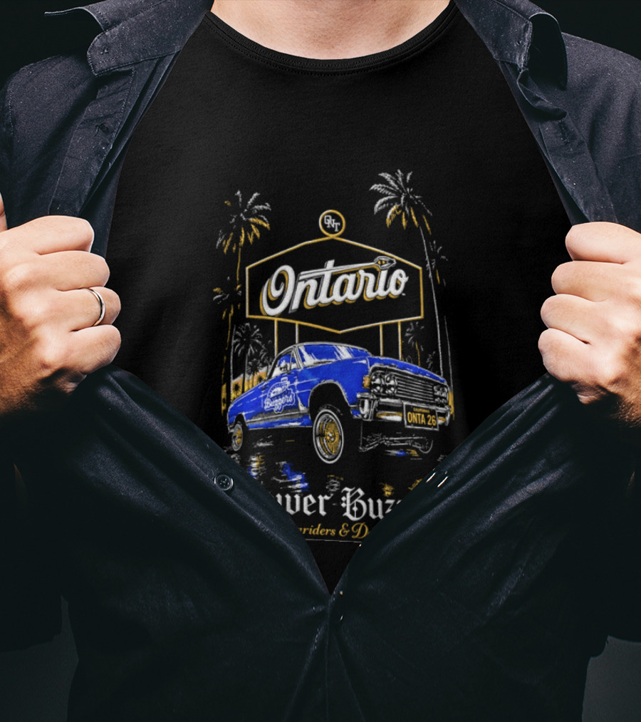 Ontario Tower Buzzers Lowriders And Dedications 2026 T-Shirt