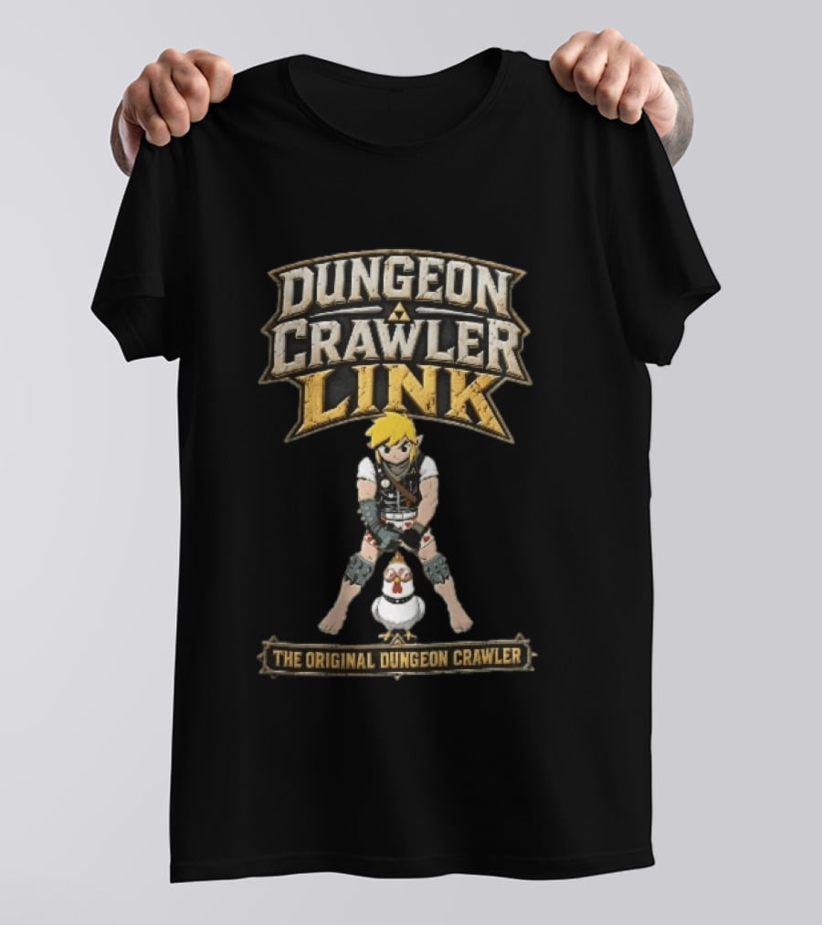 Dungeon Crawler Link The Original Dungeon Crawler Hero Heart Boxers Sunglasses Chicken T-Shirt
