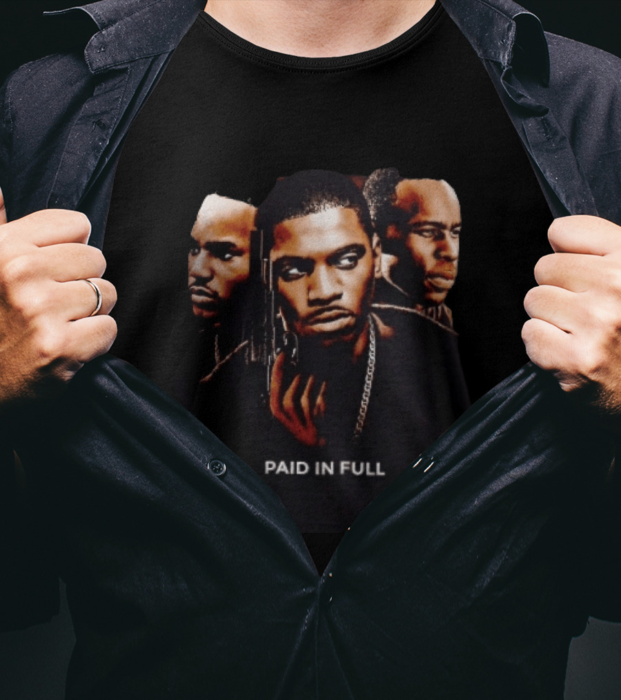 Paid In Full Cast Movie Characters Collection T-Shirt