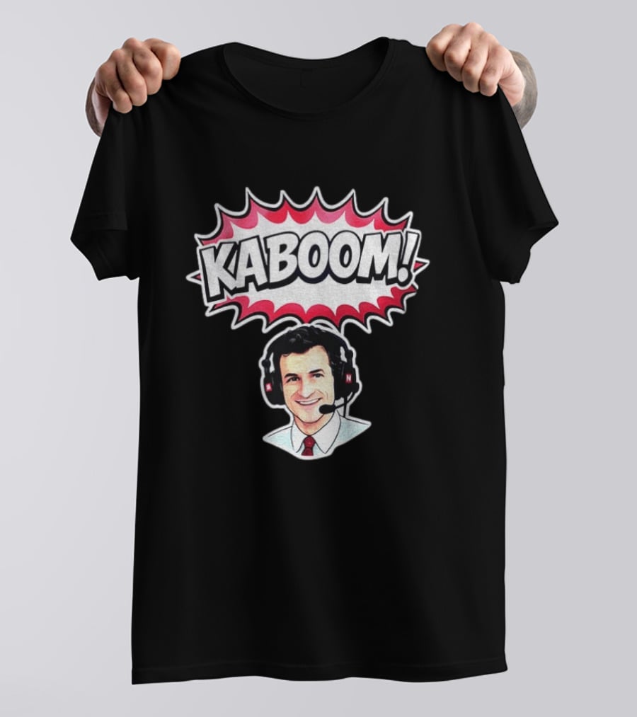Fred Hoiberg Nebraska Coach Kaboom Kaboom! T-Shirt