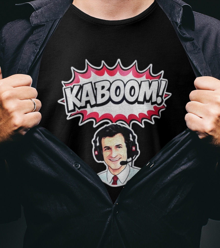Fred Hoiberg Nebraska Coach Kaboom Kaboom! T-Shirt