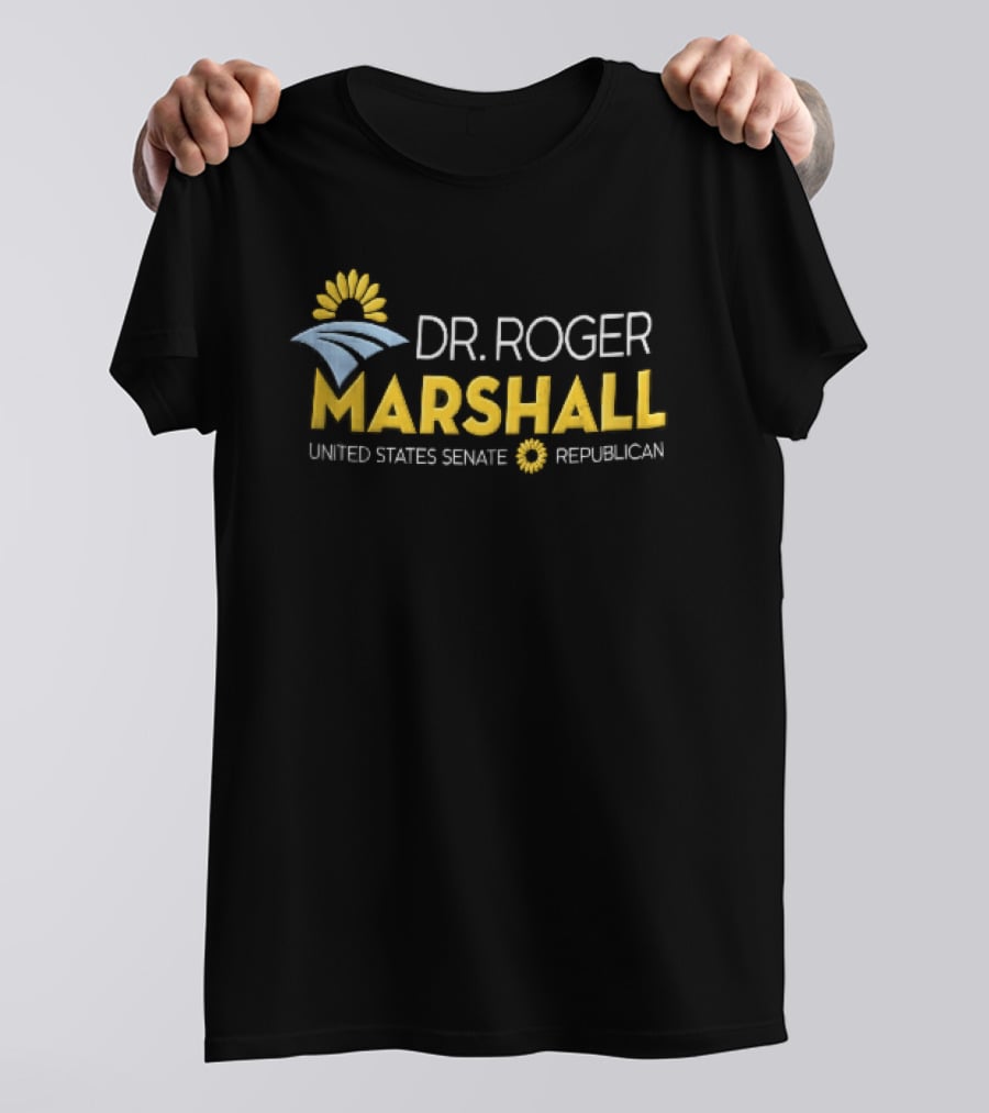 Dr Roger Marshall Sunflower United States Senate Republican T-Shirt