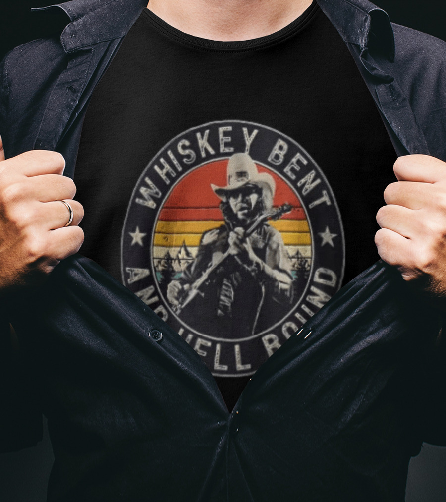 Whiskey Bent And Hell Bound Hank Williams Jr Music T-Shirt