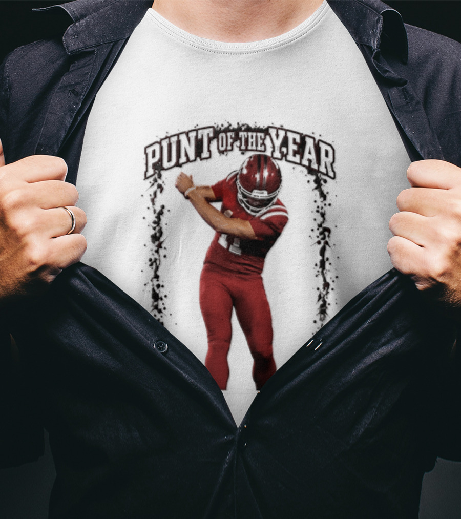 Punt Of The Year Wisconsin Football Dab Celebration T-Shirt