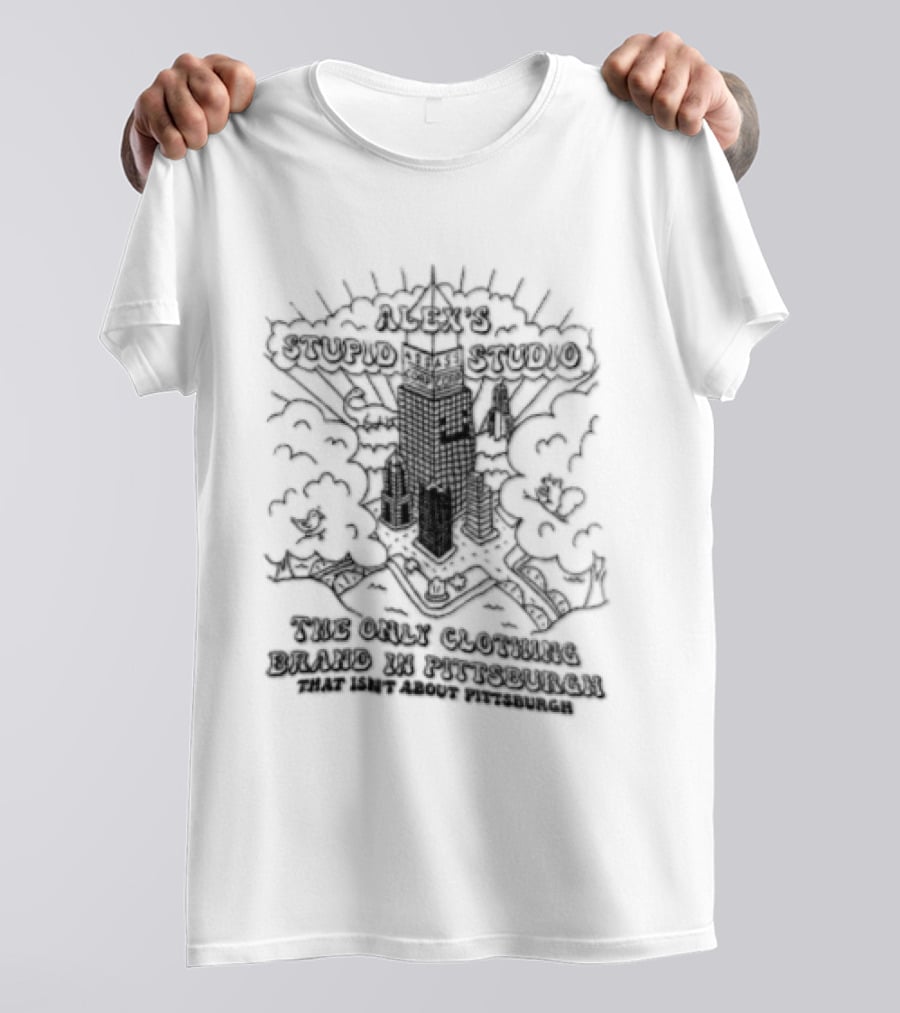 Alex's Stupid Assass Corp Studio Unique Pittsburgh Fashion Brand T-Shirt