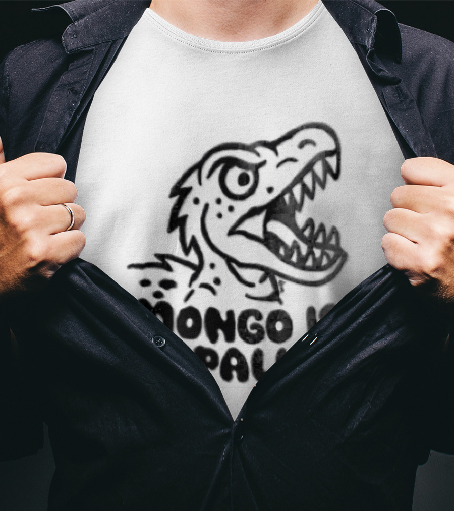 Mongo Is Appalled Dinosaur Rex Reaction T-Shirt