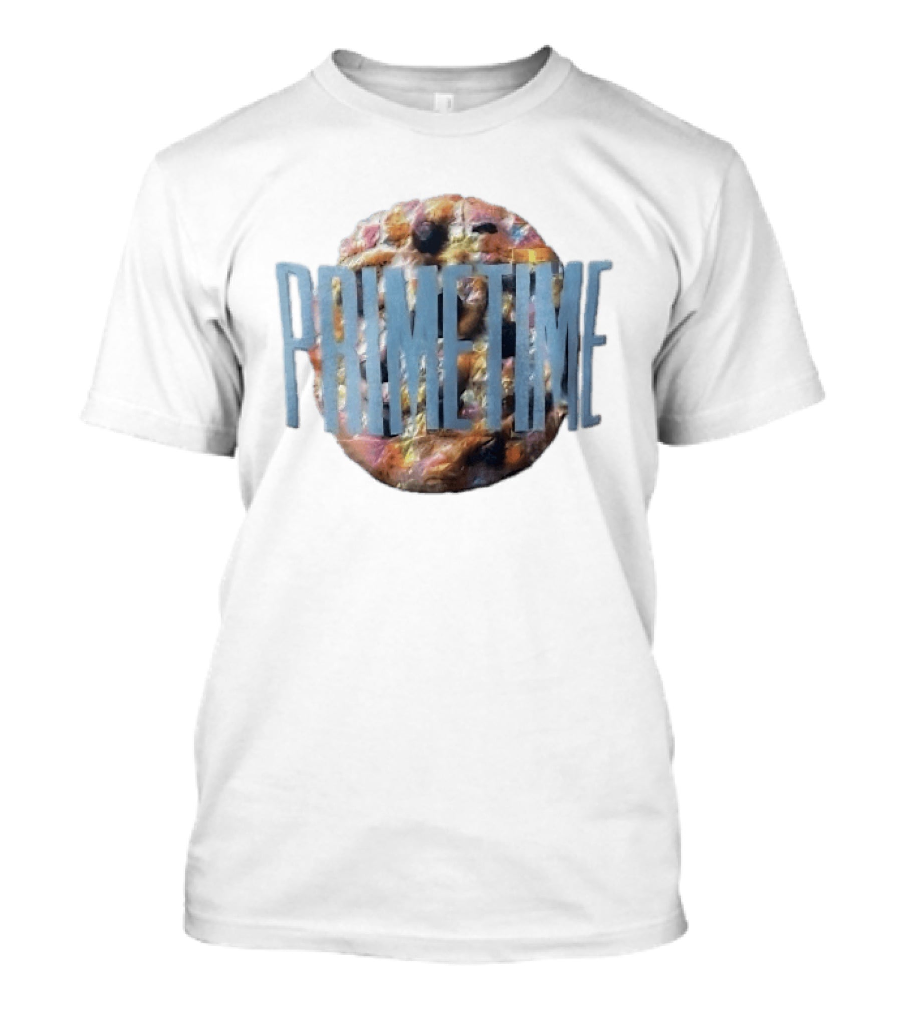 Primetime Iridescent Rainbow Tie Dye Chocolate Cookie T-Shirt