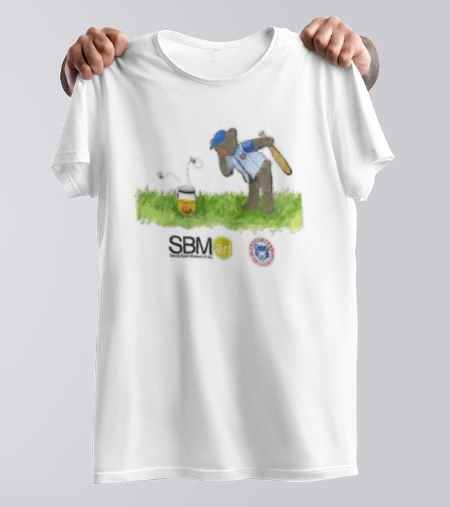 SB Mart South Bend Cubs Baseball Bear Museum T-Shirt